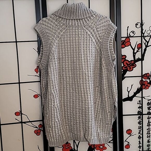 3.1 Phillip Lim Fisherman  Chunky Rib Cowl Neck Sleeveless Sweater - Picture 8 of 11